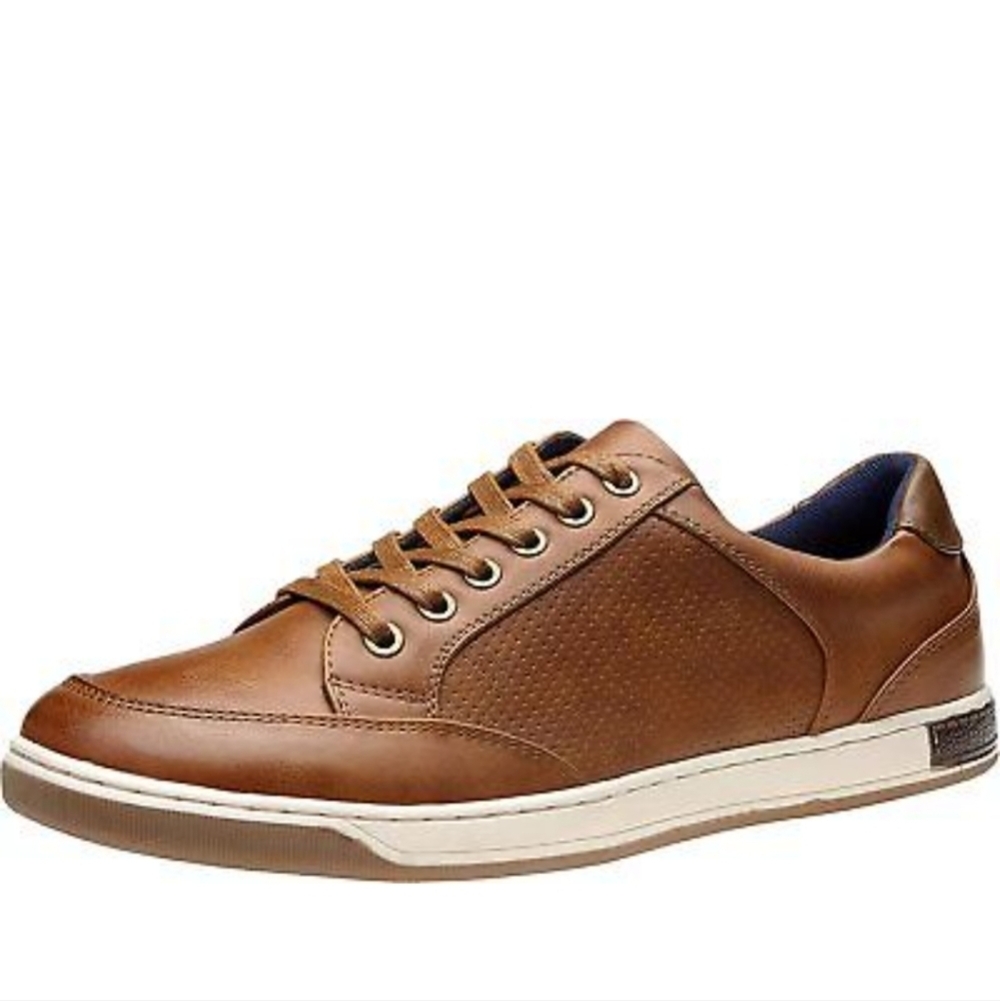 Stylish Jousen Brown Sneakers Size 10.5 – Leather Comfort